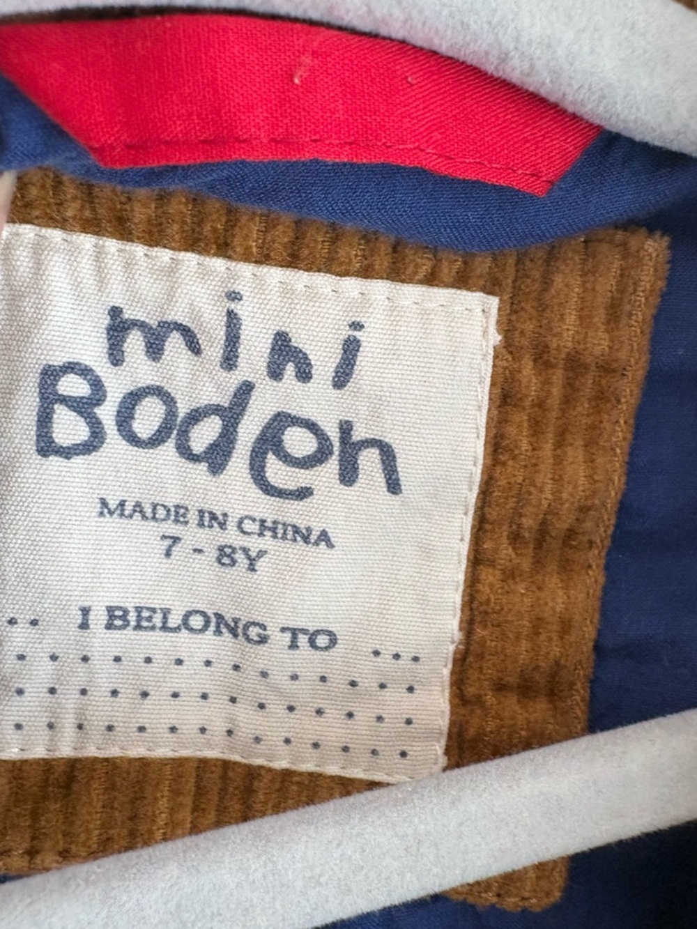 Mini Boden corduroy blazer size 7-8 - Picture 3 of 5